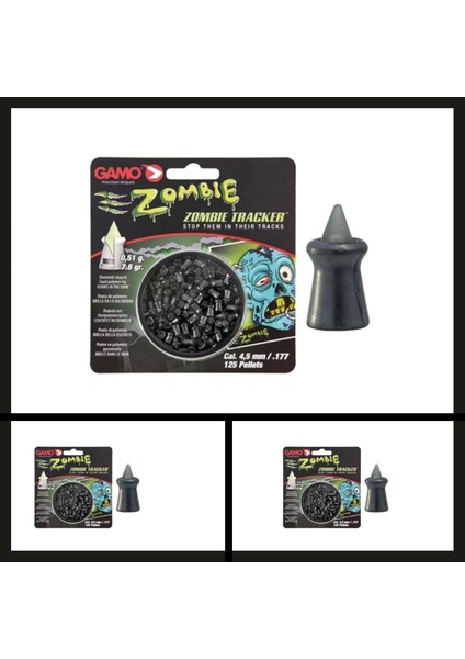 Uyguna-Yakala 125 Adet Gamo Zombie 4.5 mm -SAÇ.047