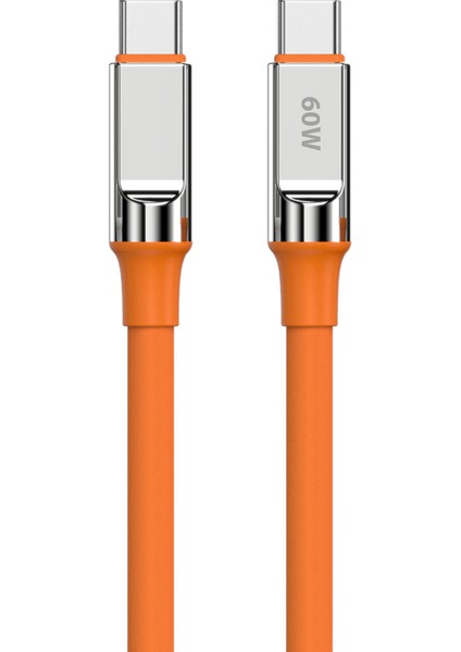 Xiaomi 12T Pro Şarj Kablosu Type C 3.4A Hızlı Şarj - SC66T-TURUNCU