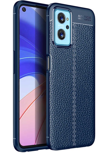 Oppo A76 Kılıf Deri Görünümlü Silikon Zipax-Zr-Niss