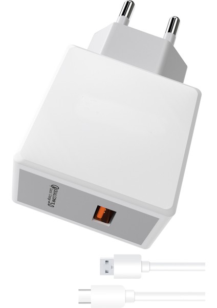 Oneplus Nord N10 Şarj Kablosu Type C 3.0A Hızlı Şarj - S225T