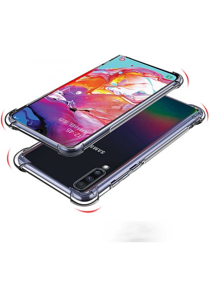 Samsung Galaxy A30S Kılıf Nitro Anti Shock Darbe Emici Silikon Kapak