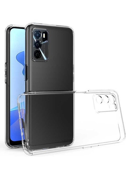 Oppo A16 Kılıf Şeffaf Ince Esnek Silikon Kılıf Zipax-Süper