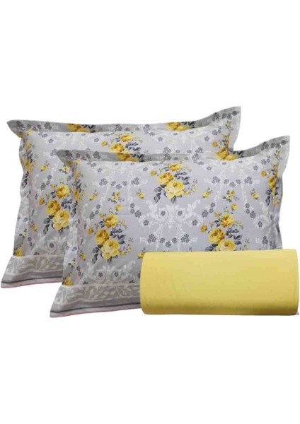Çift Kişilik Lastikli Çarşaf & Volanlı Yastık Kılıfı