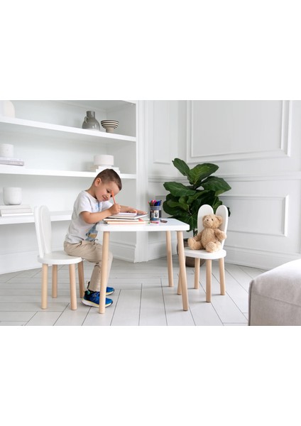Çocuk Oyun Aktivite Masası - Çocuk Çalışma Masası - Montessori Masa Sandalye