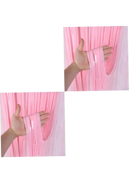 Makaron Pembe Arka Fon Süs 100X200 cm