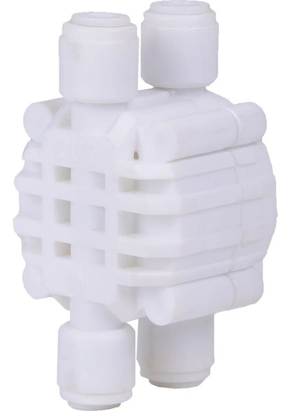 Kaynak Su Arıtma Su Arıtma Cihazı Için 6mm Shut-Off Valf 4 Yollu Quick Vana