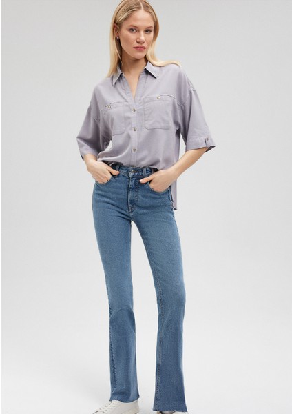 Lila Gömlek 1210642-85385