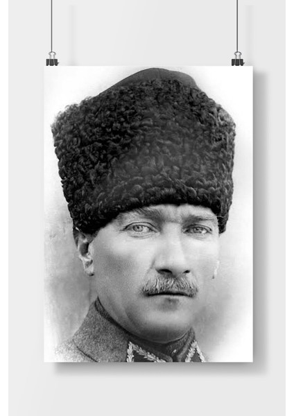Postercity Atatürk Poster Çerçevesiz Parlak Kağıt