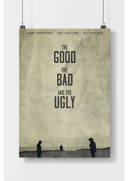 Postercity The Good The Bad And The Ugly Film Poster Çerçevesiz Parlak Kağıt