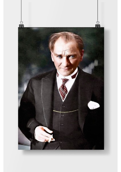 Postercity Atatürk Poster Çerçevesiz Parlak Kağıt