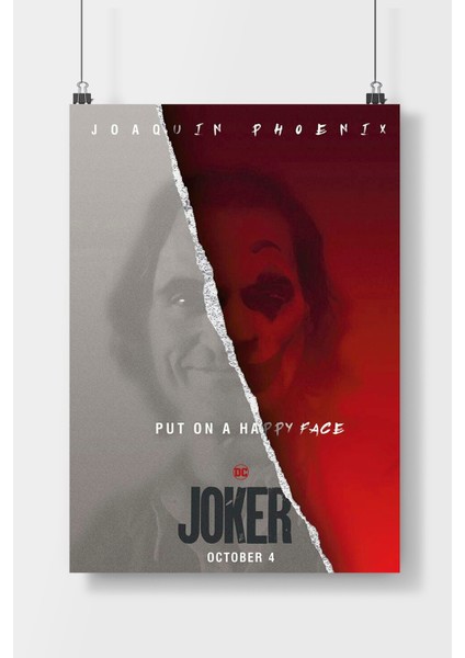 Postercity Joker Poster Çerçevesiz Parlak Kağıt