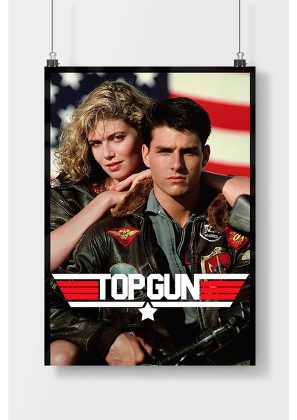 Postercity Top Gun Film Poster Çerçevesiz Parlak Kağıt