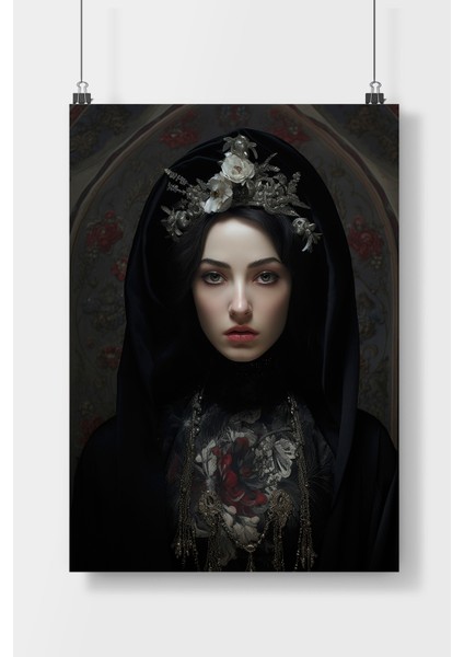 Postercity Gottik Sanat Poster Çerçevesiz Parlak Kağıt