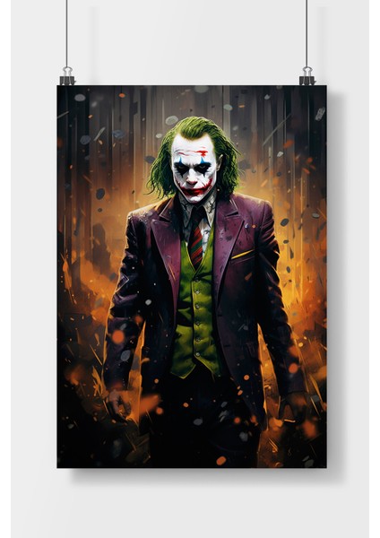 Poster City Postercity Joker Film Poster Çerçevesiz Parlak Kağıt