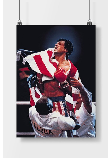 Poster City Postercity Rocky Balboa Poster Çerçevesiz Parlak Kağıt