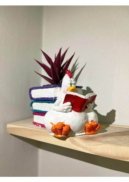 Dekoratif Mini Saksı, Biblo, Dekoratif Obje, Mumluk - HDY0201