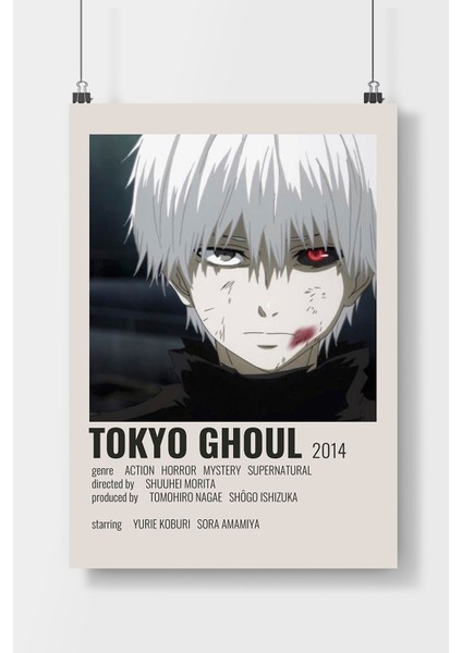 Poster City Postercity Tokyo Ghoul 2014 Anime Poster Çerçevesiz Parlak Kağıt