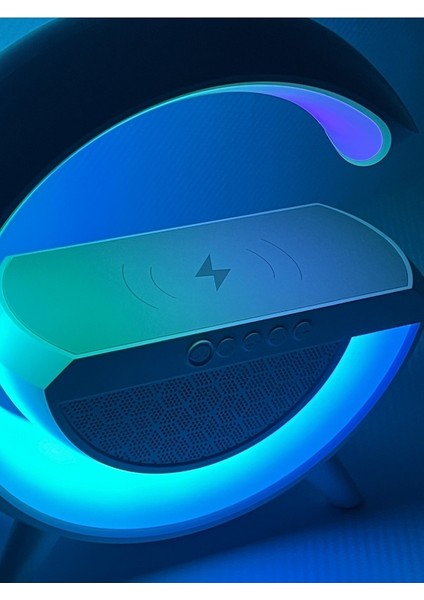 Kablosuz Şarj Cihazı Atmosfer Lambası - G Şekli Başucu Masa Lambası fiyatları