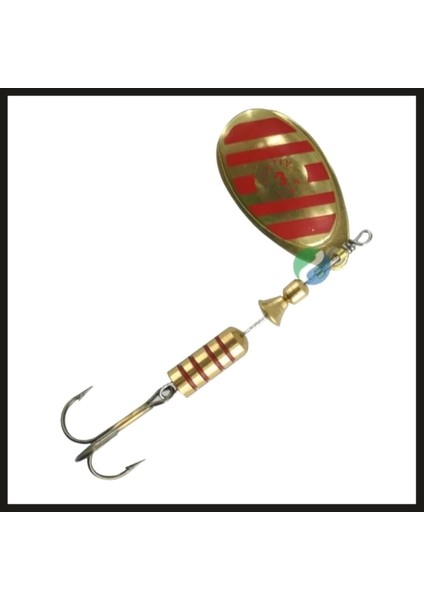 Uyguna-Yakala Zebra Altın/kırmızı No:3 21213 Ilba TONDO-KAŞ.202