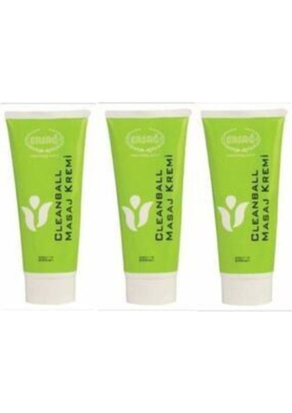 Cleanball Masaj Kremi 3 × 200 ml