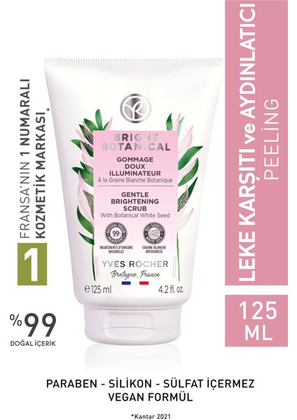 Leke ve Kırışık Karşıtı Bitkisel Kompleks Bakım Bright Botanical - Yüz PEELINGI-125ML