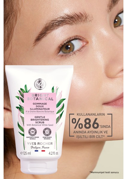 Yves Rocher Leke ve Kırışık Karşıtı Bitkisel Kompleks Bakım Bright Botanical - Yüz PEELINGI-125ML