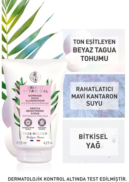 Yves Rocher Leke ve Kırışık Karşıtı Bitkisel Kompleks Bakım Bright Botanical - Yüz PEELINGI-125ML