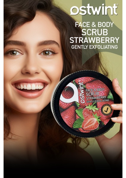 Peeling Gel 300 ml Strawberry Scrub 2 Adet