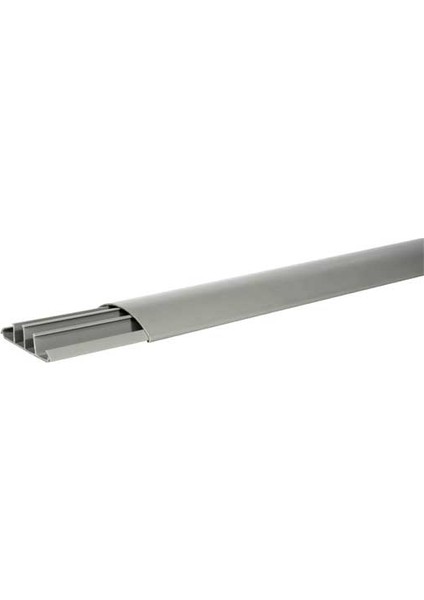 90X20 Gri Pvc Döşeme Üstü Kablo Kanalı