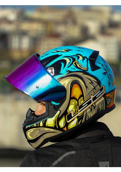 Rapıd 2 Neo Mavi-Mor Kask