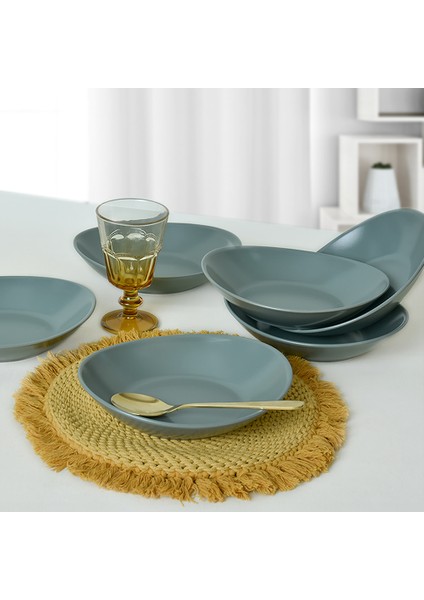 Mat Açık Yeşil Stella Yemek Tabağı 22 cm 6 Adet 324 fiyatları