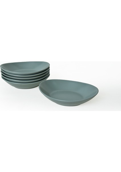 Mat Açık Yeşil Stella Yemek Tabağı 22 cm 6 Adet 324 fırsatları