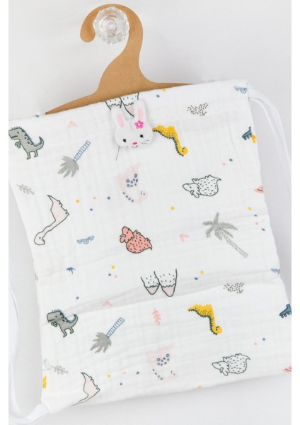 %100 Pamuk Müslin Bebek Çanta