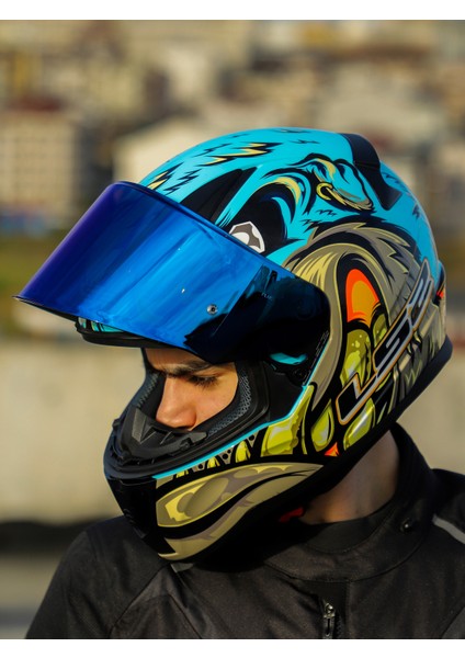 Rapıd 2 Neo Mavi-Mor Kask