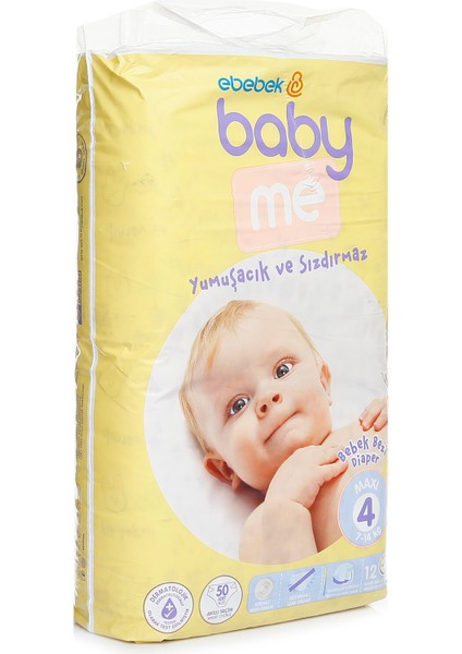 Baby Me Maxi 4 Numara Bebek Bezi 7-14 kg 50 Adet