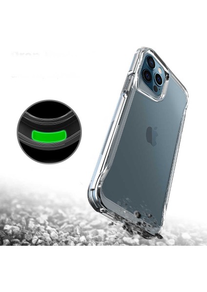 Apple iPhone 12 Pro Max Uyumlu Kılıf Case, Transparent Smooth Hard Protective Cover