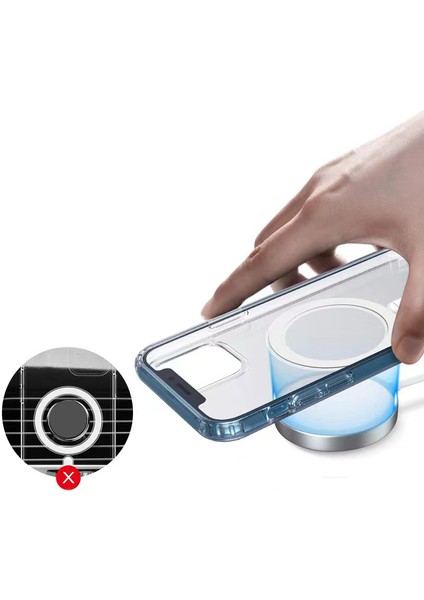 iPhone 11 Pro Max Uyumlu Kılıf Case, Transparent Hard Pc With Magsafe Charging Feature Cover