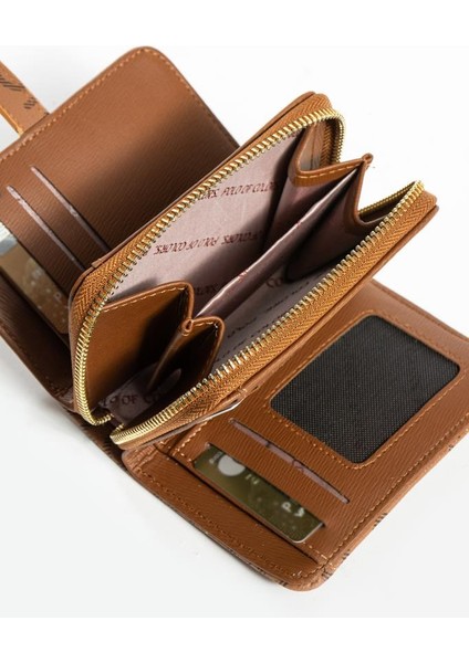 Impolo Derek Kamelempirme Baskı Kadın El ve Çanta Cüzdanı 10X13 Ebatında modelleri