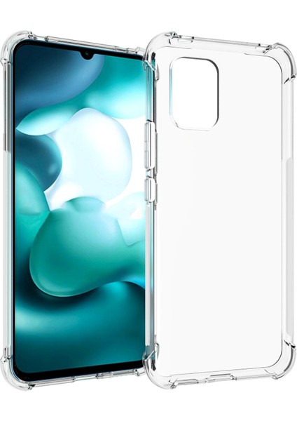 Xiaomi Mi 10 Lite Uyumlu Kılıf Tamamen Şeffaf Anti Şok Airbag Anti Shock Esnek Sert Silikon