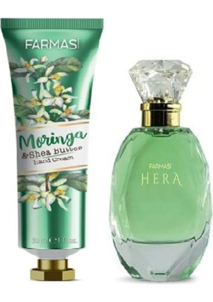 Hera Edp Kadın Parfüm 65 ml Moringa Shea Yağı El Kremi 30 ml