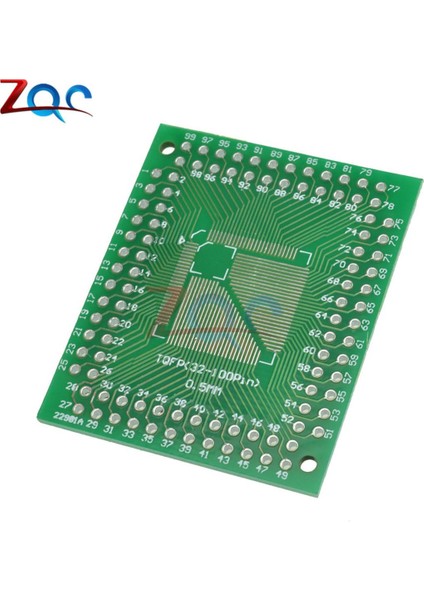 Adet Qfp Tqfp Lqfp Fqfp 32 44 64 80 100 Lqf Smd Dönüş Dıp Adaptörü Prototip Kurulu Dönüştürücü Plaka 0.5/0.8 mm (Yurt Dışından)