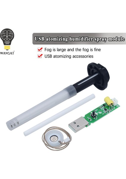 USB Nemlendirici Atomizasyon Modülü Sprey Dıy Deneysel Ekipman Parçaları Ultrasonik Entegre Sürücü Devre Kartı Aksesuarları (Yurt Dışından)