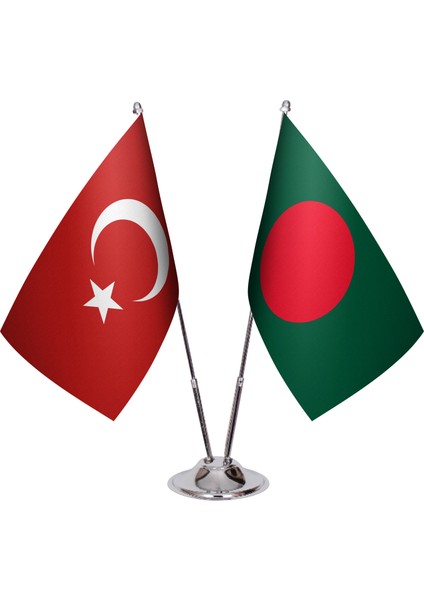 Bangladeş İkili Masa Bayrağı