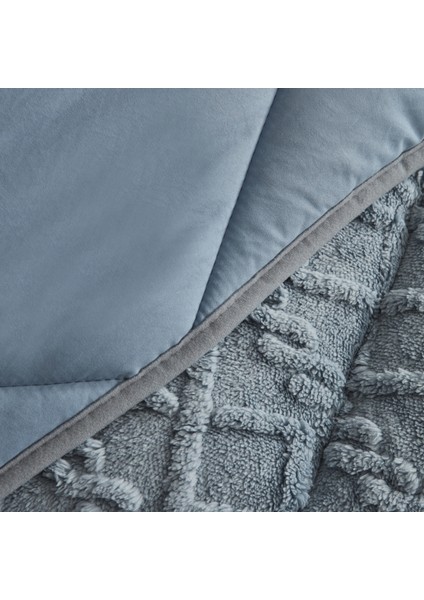 Softy Tek Kişilik Comfort Set Mavi