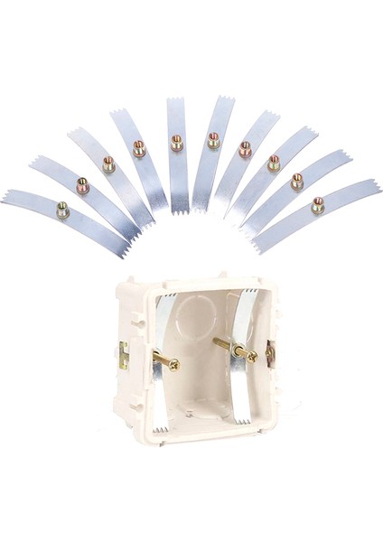 10 Adet 86 Tip Karanlık Kutu Tamir Bağlantı Anahtarı Montaj Duvar Soket Tamir Kaset Karşılaşması (Yurt Dışından) modelleri