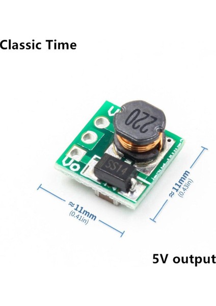 Dc 0.9V-5V Ila 5V Veya Dc 0.8V-3.3V Ila 3.3V Dc-Dc Step-Up Güç Modülü Gerilim Yükseltme Dönüştürücü Kartı (Yurt Dışından)