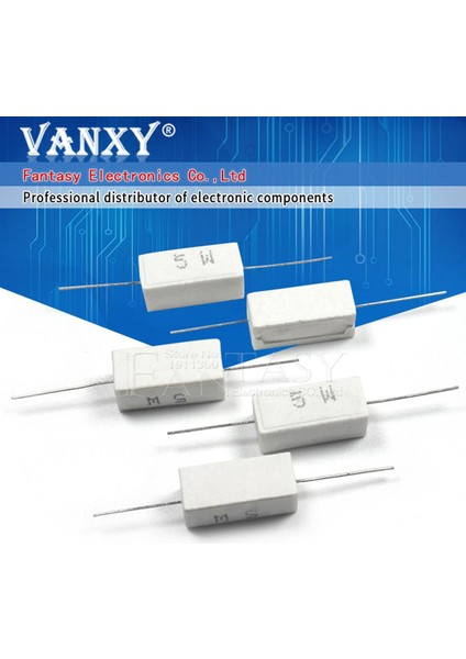 10 Adet 5W 0,33 Ohm Çimento Direnci 0,33R 0,33OHM (Yurt Dışından)