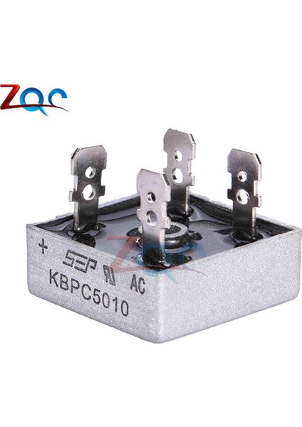 Adet KBPC5010 50A 1000 V Ac Köprü Doğrultucu Metal Kasa Tek Fazlı Diyot Köprü Doğrultucu (Yurt Dışından)