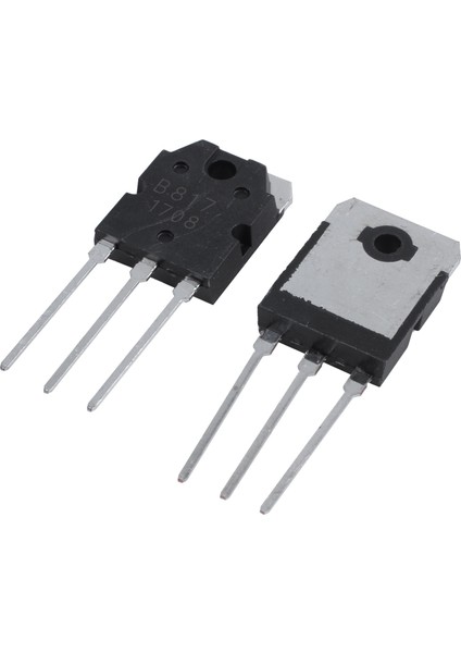 4 Silikon Transistör - D 1047 + B 817, 200 V, 12 A (Yurt Dışından)