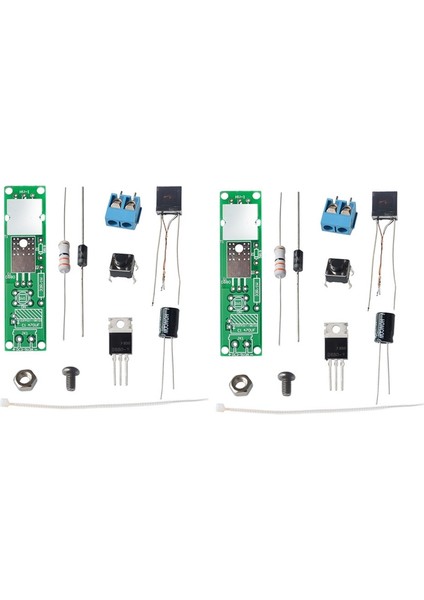 2x DC3-5V Dıy Kiti Yüksek Gerilim Jeneratörü Ark Ateşleyici Çakmak Kiti Dıy Elektronik Üretim Paketi (Yurt Dışından)